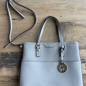 Henri Bendel Light Gray Tote Bag